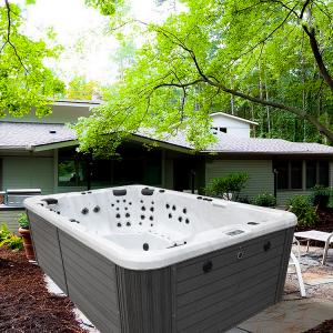 Quality 8 10 Persons Acrylic Outdoor Whirlpool Swim Pool Endless Swimming Pool wholesale