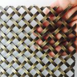 30m Length Stainless Steel Architectural Mesh Modern Architecture Antique Brass