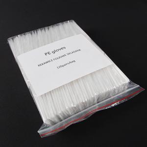 Quality 120 Pairs / Bag Ultra Thin Disposable Transparent Pe Plastic Gloves wholesale