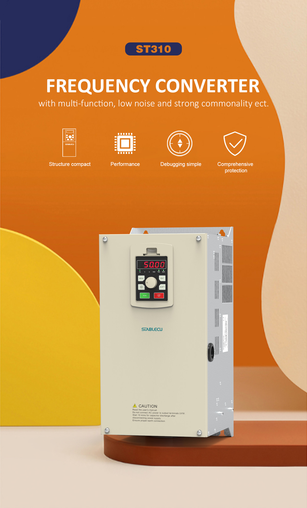 15KW 22KW Variable Frequency Motor Drive 3 Phase Inverter Water Pump