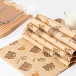 Embossing Recycled Greaseproof Food Wrap Paper Customized