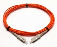 MM SC to SC 62.5 / 125 μm Fiber Optic Patch Cord Simplex for Optical Networks
