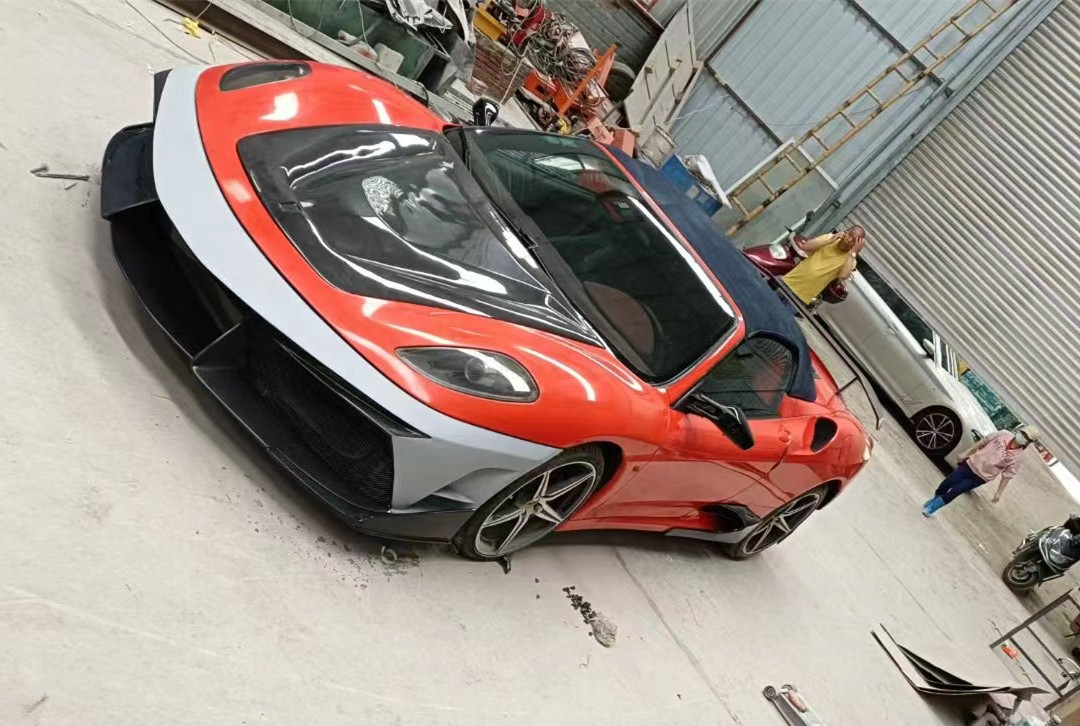 VORS Widebody F430 Body Kit 2005 - 2009 Ferrari F430 Spoiler Hood