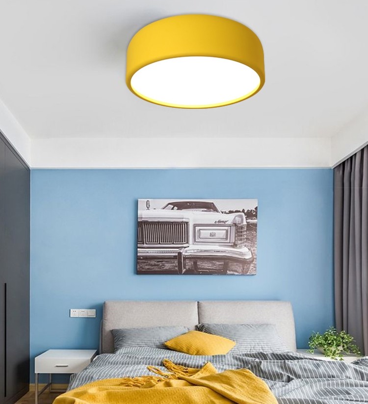 LED e27 round modern ceiling lamp fixture Home office living room led ceiling light flush mount(WH-MA-187)