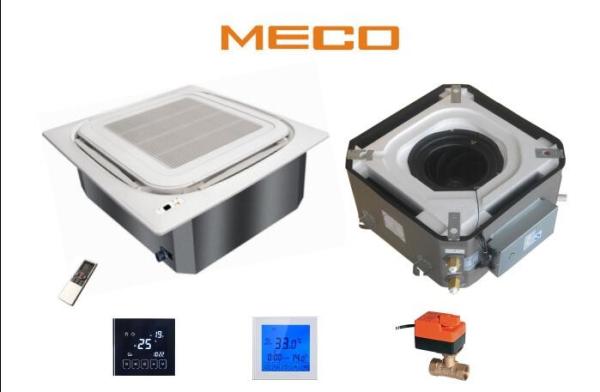 Eight Way Ceiling Suspended Fan Coil Unit High Efficiency 300CFM, 0.8TR