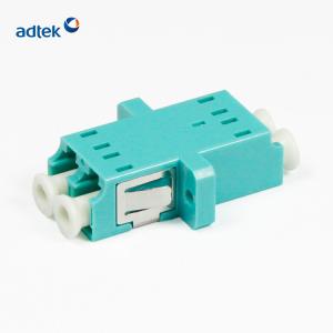 Quality FTTX OM3 LC Duplex Coupler , Multimode Fiber Adapter wholesale