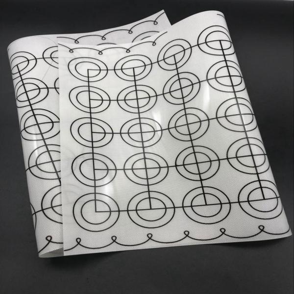 2018 Hot Selling Silicone Macaron Baking Mat Food Grade Silicone Baking Pad
