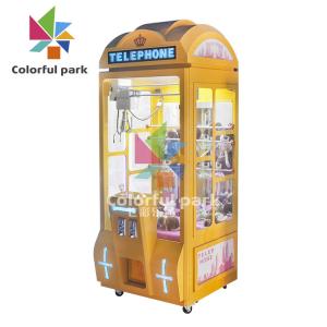 Quality Crystal Love Claw Crane Game arcade prize gift BV20 bill acceptor arcade toy crane claw machine wholesale