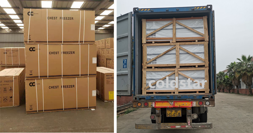 Deep Combine Island Display Freezer For Supermarket Frozen Food