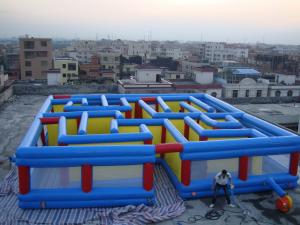Quality Square Interactive Maze Games, Inflatable Labyrinth Games For Sale wholesale
