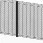High Security Powder Coated 358 Anti Climb Fence