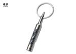 Bullet Shaped Personalized Beer Bottle Openers Silver Color OEM Avaliable