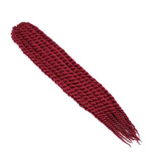 Quality Twist Braiding Artificial Hair Pieces , Crochet Braid Hair Extensions wholesale