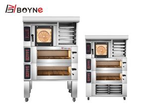 Quality 19kw PID Control Combination Bread Bakery Oven With Cabinet wholesale