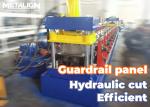 W Panel Highway Guardrail Forming Machine Compact And Efficient 22Kw 15m/Min