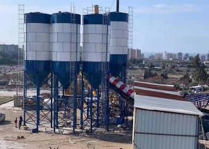 Quality ISO90001 180CBM/H Concrete Batching Plant Twin Shaft Foundation Free wholesale