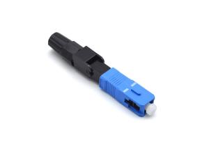 Quality CATV Pre - Polished Fiber Connectors , Blue Field Installable Fiber Optic Connector wholesale