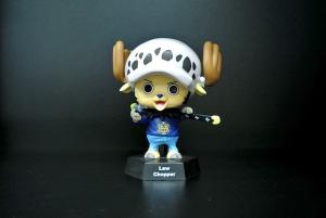 Quality Grey Color Japanese Cartoon Figures , Mini Plastic Toys For Children wholesale