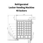 Free Match Smart Locker Vending Machine For Farm Products Fresh Fruits Locker