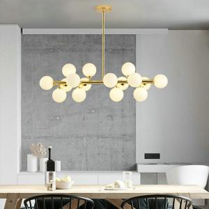 Quality Bubble Stik Chandelier Luxury Luster with Glass Round Lampshade home interior light(WH-MI-190) wholesale