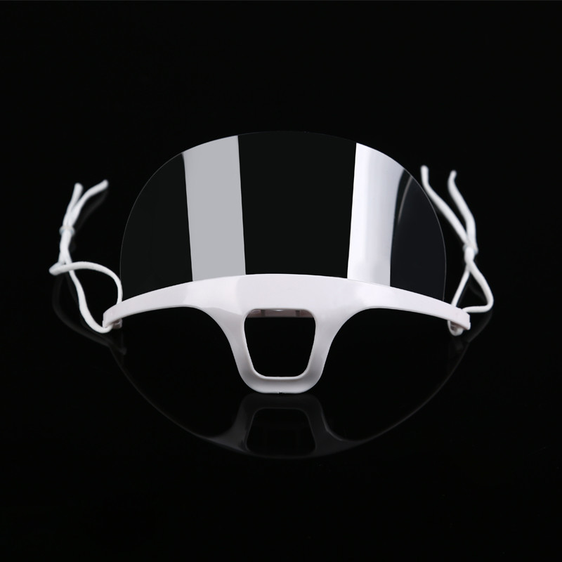 Hygiene Transparent Plastic Mouth Cover For Waitress