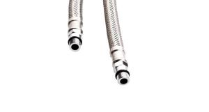 Quality ZYD-B02 F1/2XM10 Stainless Steel 201 Wire EPDM Rubber Inner Pipe Braided Plumbing Flexible Hose For Kitchen Faucet wholesale