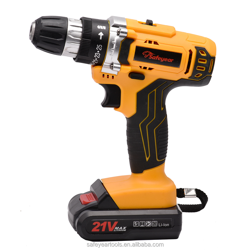 3/8 Inch Cordless Impact Hammer Drill Driver And Impact Driver Set 21 Volt