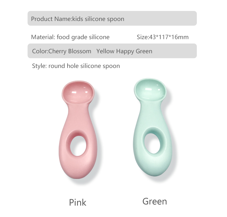 Baby Silicone Food Feeder Set PP Silicone Orange Infant Fruit Feeder 270ML Childrens Bowl