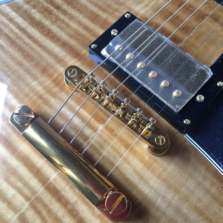 Chibson custom made LP electric guitar,Flame Maple Top,Rosewood fingerboard,Gold hardware
