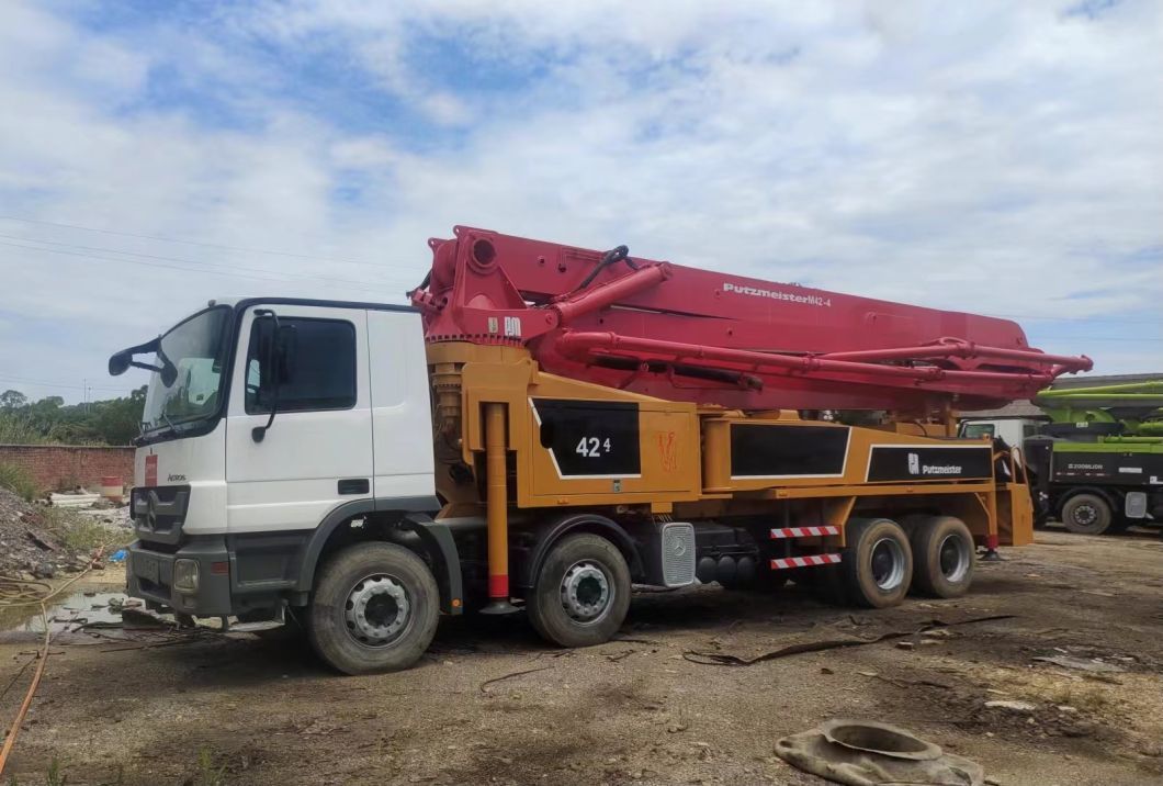 Stock 2011 Putzmeister 42m Truck Pump Concrete Pump on Mercedes-Benz Truck