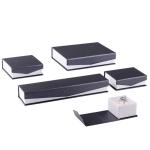 Flip Cardboard Jewelry Paper Boxes Necklace Packaging Magnetic Closure Gift Box