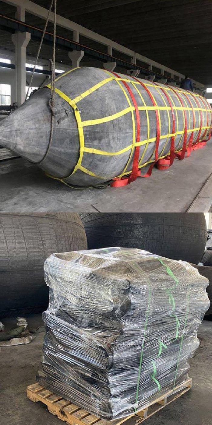 Airbag Launching Ship Inflatable Rubber Marine Airbags For Ship Launching