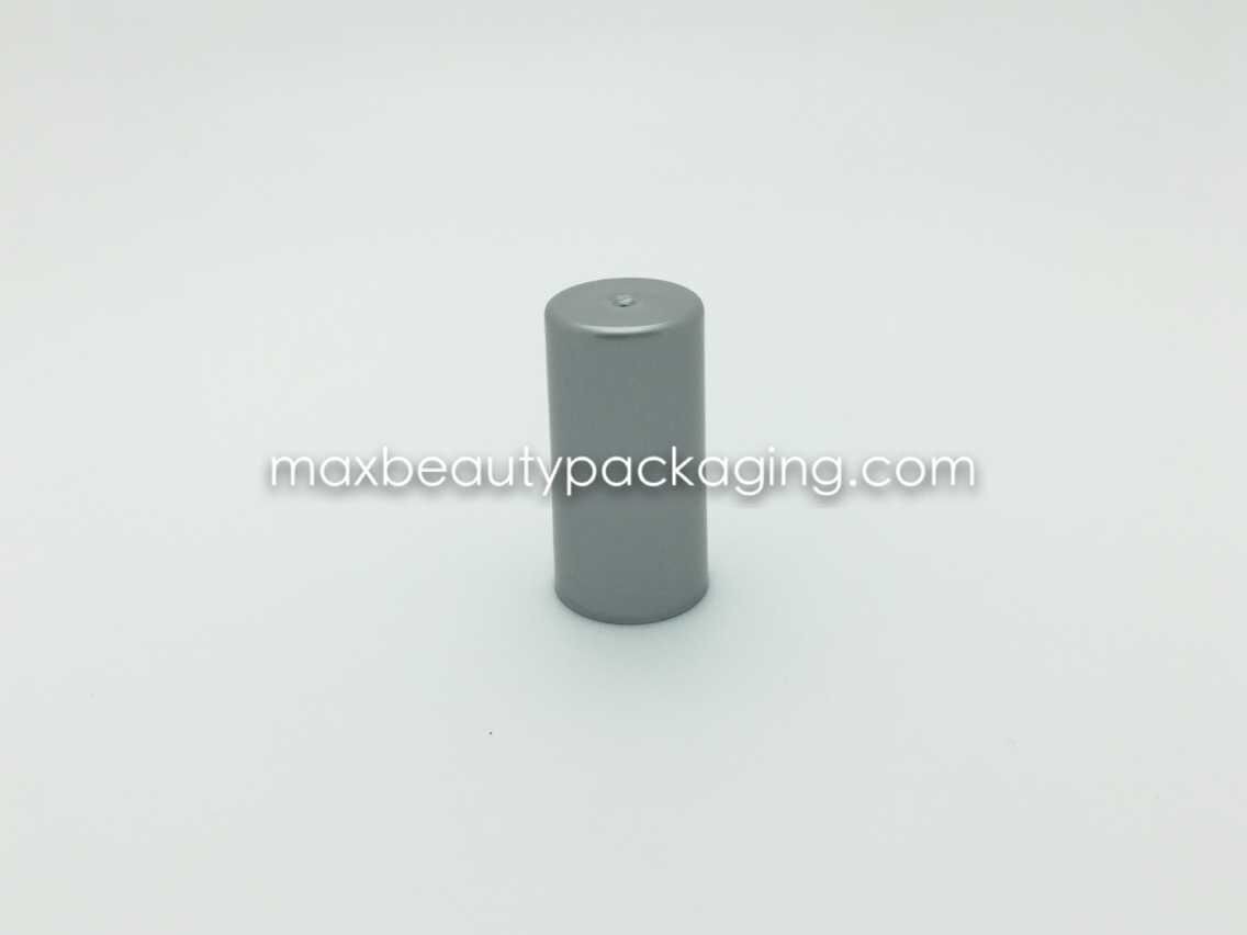 N1015 long straight nail polish cap nail polish packaging plastic cap injection gray color cap uv coating available