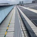 Interlocking Solar Powered Walkway With Aluminum Non Slip
