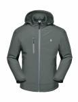 100% Polyester Water Repellent Custom Outdoor Clothing Removable Hood Breathable