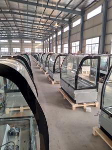 China Refrigerated Glass Door Cake Display Case For Bakery CE / ETL on sale