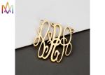 Baroque Style A-Z Alphabet Hollow SS DIY Metal Charms