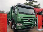 Green 10 Wheelers Heavy Duty Dump Truck With HW19710 Transmission