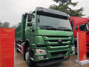 Quality Green 10 Wheelers Heavy Duty Dump Truck With HW19710 Transmission wholesale