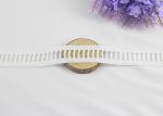 Flat Ladder Water Soluble Lace Trim , Decorative Lace Edging For Underwear /
