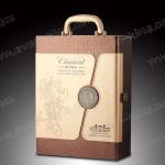 ISO9001 Wood Cardboard Spirits​ Glass Bottle Box