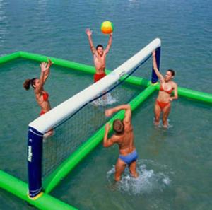Quality Inflatable aqua park Sports, Inflatable Water Volleyball field wholesale
