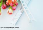 High End Aluminium Floor Trims L Shaped Angle 10mm Inside Height For Tile Edging