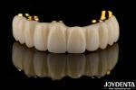 Precision Dental Titanium Bar Hybrid Zirconia Bridge Customization High