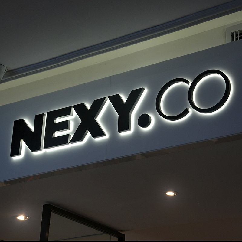 Custom Outdoor high-brightness acrylic backlit led letter electronic sign
