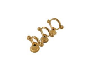 Quality Polished Brass Pipe Clamp 15mm - 54mm Casting PVC Pipe Clamp wholesale