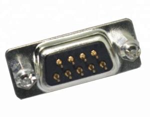 Quality Black Gray 25 Pin D Sub Male Connector 3 Row DB15 DB25 DB9 Type wholesale