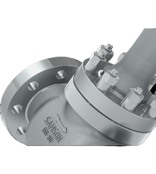 Samson Globe Valve 3251combination with actuators to regulate flow rate or temperature