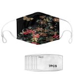 Recyclable Letter Printed Decorative Cloth Face Mask