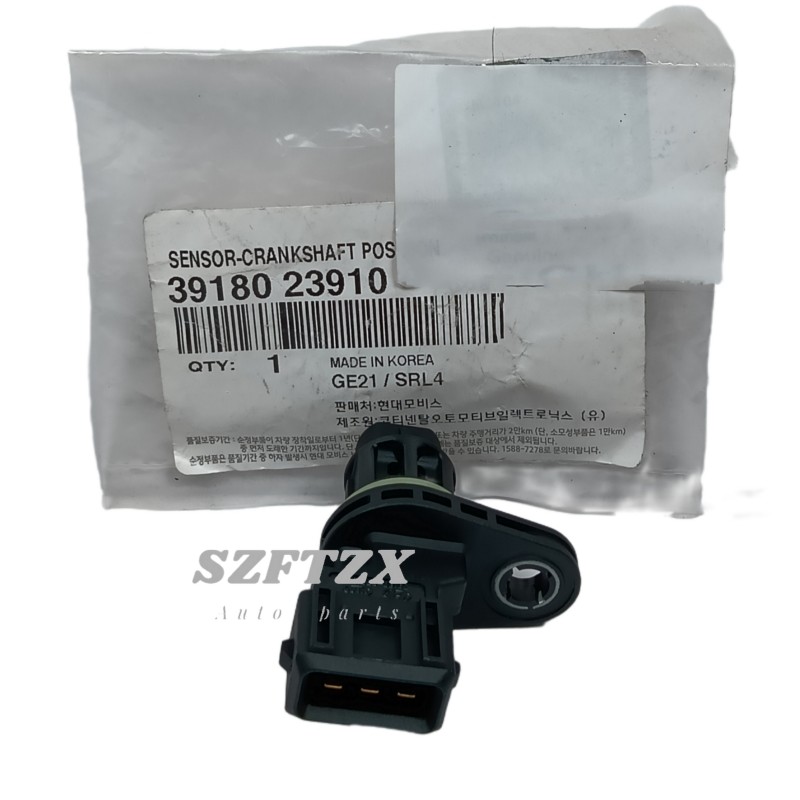 Genuine New 3918023910 39180-23910 Engine Crankshaft Position Sensor for 2011-2013 Hyundai Tiburon Tucson KIA Soul Sportage 2.0L